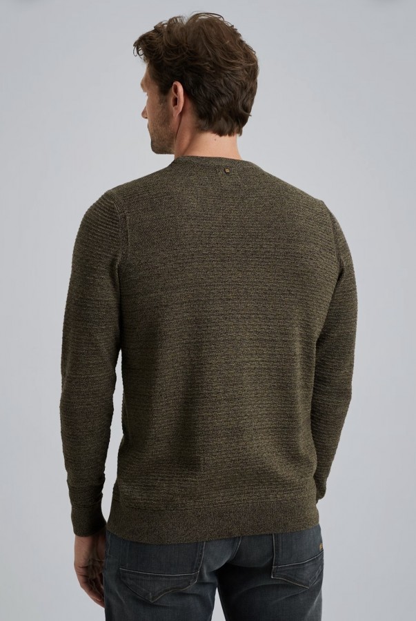 Afbeelding van PKW2510300 6389 Heren Trui  -  Crew Neck Cotton Mouline - PME LEGEND